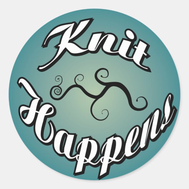 Knit Happens Stickers (Front)