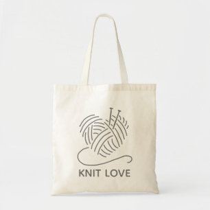 Knit Love Tote Bag