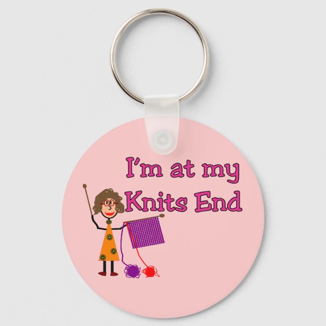 Knit Lovers Gifts Key Ring (Front)