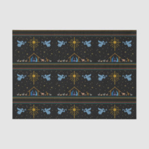 Knit Nativity Ugly Christmas Sweater Christian Tissue Paper