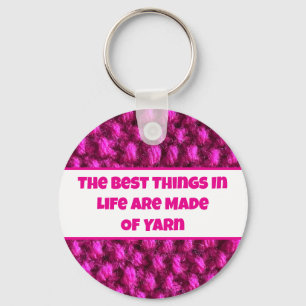 Knit Pink Crochet Pattern Crafty Yarn Lover Key Ring