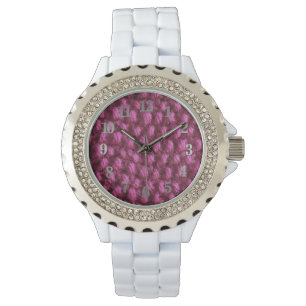 Knit Pink Yarn Cosy Crafty Knitter Watch