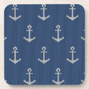 Knit Sea Anchor Coaster