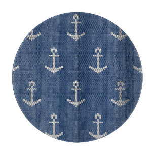 Knit Sea Anchor Cutting Board