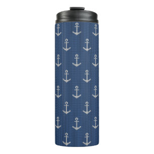 Knit Sea Anchor Thermal Tumbler