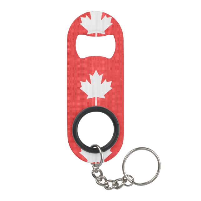 Knit Style Maple Leaf Knitting Motif (Back)