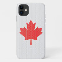 Knit Style Maple Leaf Knitting Motif