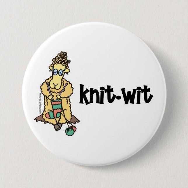 Knit-Wit button (Front)