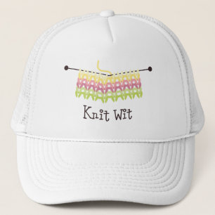 Knit wit trucker hat