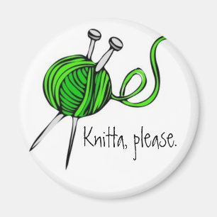 Knitta, Please. Magnet
