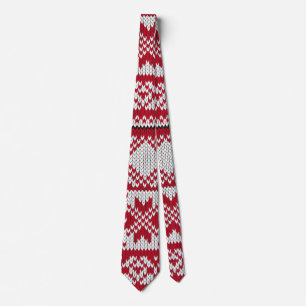 Knitted  Christmas Tie
