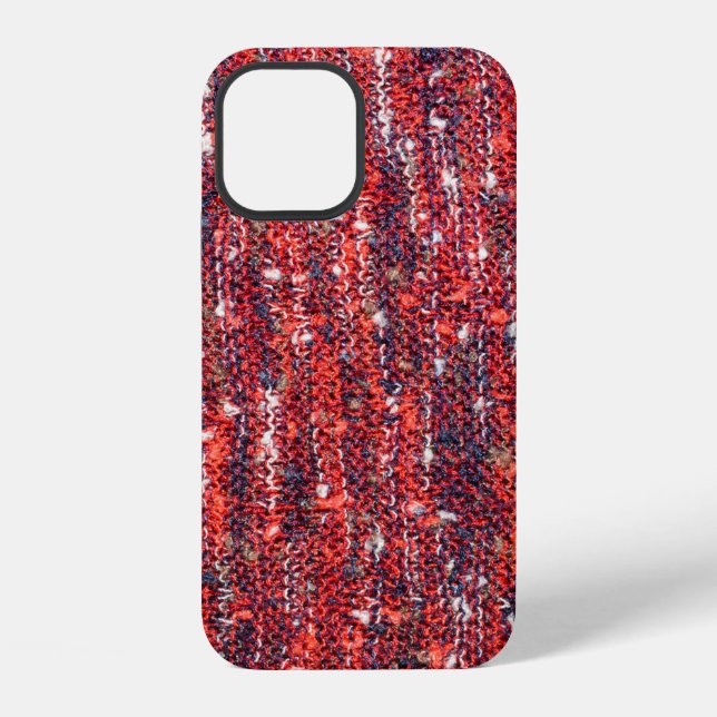 Knitted coloured texture background. iPhone case (Back)