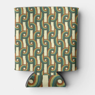 Knitted colours: hand-drawn seamless pattern. can cooler