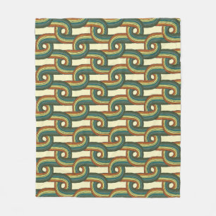 Knitted colours: hand-drawn seamless pattern. fleece blanket