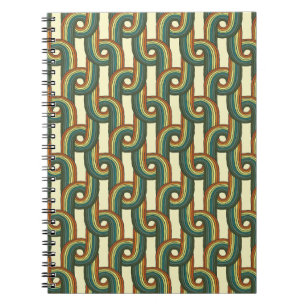 Knitted colours: hand-drawn seamless pattern. notebook