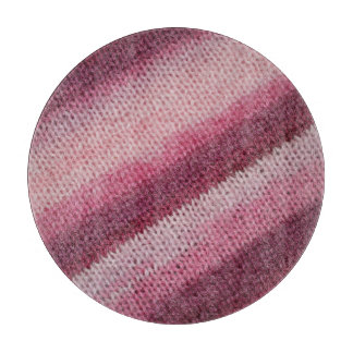 Knitted fabric texture, purple-pink abstract. cutting board