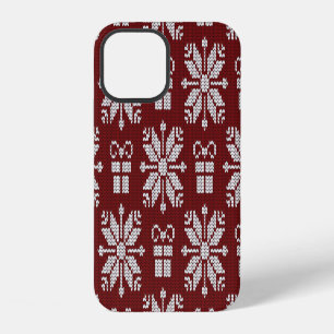 Knitted Gifts: Vintage Winter Pattern. iPhone 12 Case