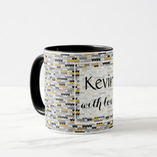 Knitted melange. mug