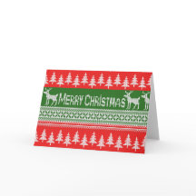 Knitted "Merry Christmas" pattern