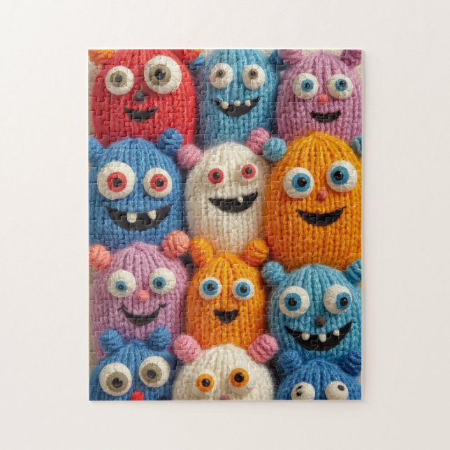 knitted monsters jigsaw puzzle (Vertical)