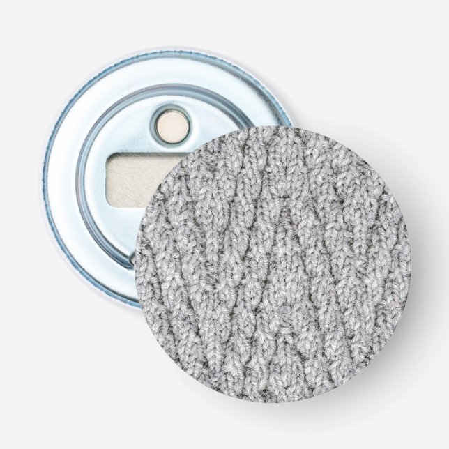 knitted pattern texture bottle opener (Front)