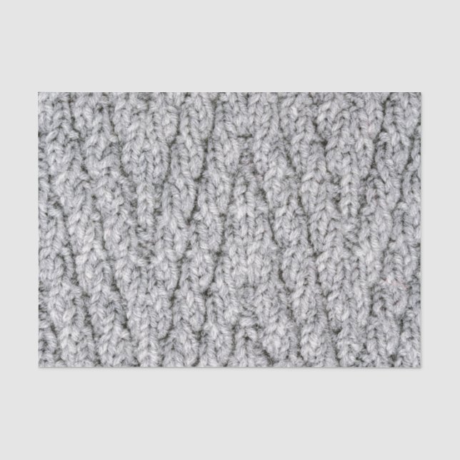 knitted pattern texture tissue paper (Front)