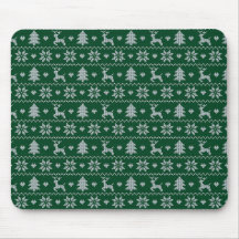 Knitted seamless Christmas pattern