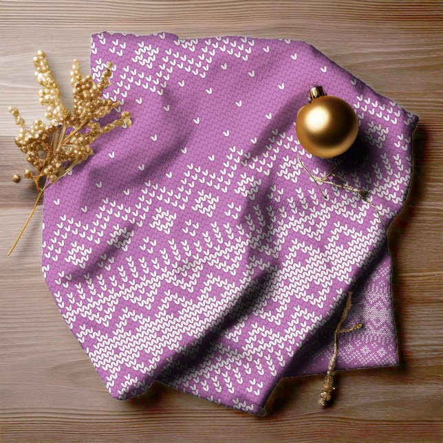 Knitted Stitch Pattern Orchid Pink ID208 Fabric (Creator Uploaded)