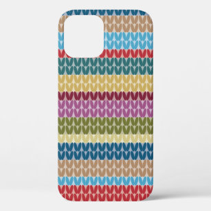 Knitted Style Striped iPhone 12 Pro Case