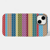 Knitted Style Striped Case-Mate iPhone Case (Back (Horizontal))