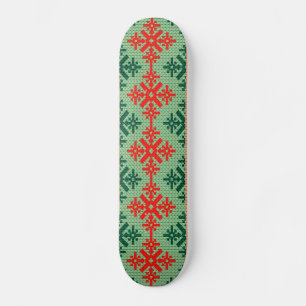 knitted ugly Christmas sweater Skateboard