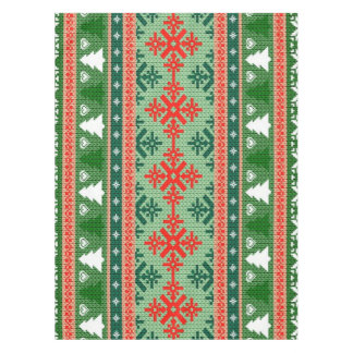 knitted ugly Christmas sweater Tablecloth