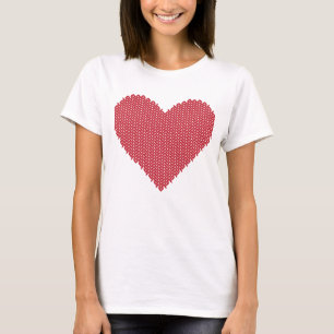 Knitted Warm Heart Tshirt