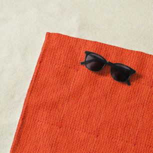 Knitted wool pattern beach towel