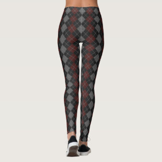 Knitted Wool Pattern Print Leggings