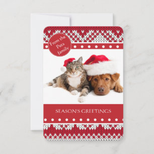 Knitted Xmas Invitation