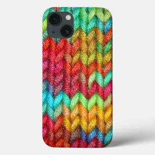 Knitters Delight Colourful Yarns iPhone 13 Case