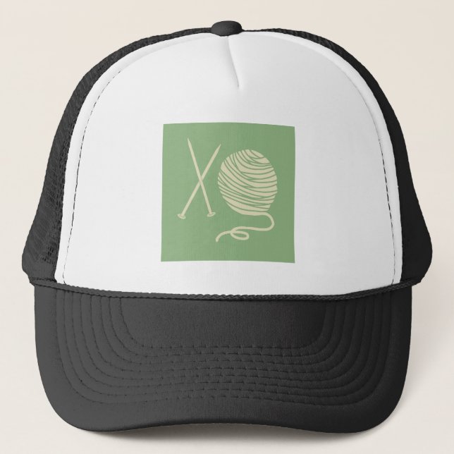 Knitter's Trucker Hat (Front)