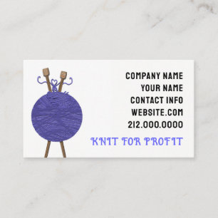 Knitting Business Card