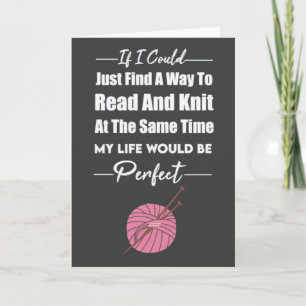 Knitting Cards Yarn Modern Minimalist Knitter