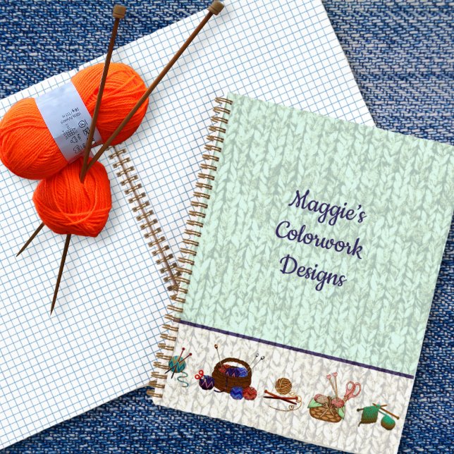 Knitting Charts Yarn Arts Hobby Notebook (Creator Uploaded)