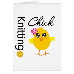 Knitting Chick