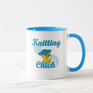 Knitting Chick #3 Mug
