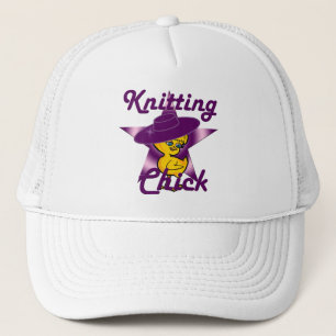 Knitting Chick #9 Trucker Hat