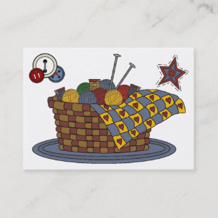 Knitting - Craft - Fashion - SRF Business Card