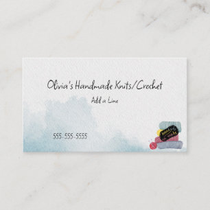 Knitting/Crochet Handmade  Business Card
