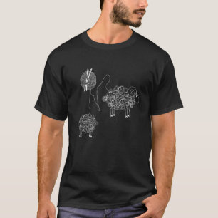 Knitting Crochet Knitter Quilting I'm Counting Sh T-Shirt
