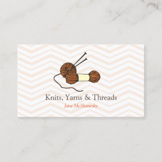 Knitting Crochet Yarn Craft Business Business Card