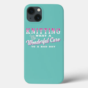Knitting Crouchet Needles Knit Crouching Yarn  iPhone 13 Case