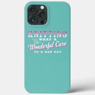 Knitting Crouchet Needles Knit Crouching Yarn  iPhone 13 Pro Max Case